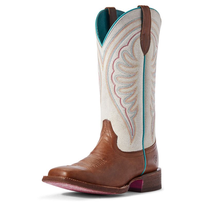 Ariat Circuit Shiloh - Western Laarzen Bruin / Wit Dames - 23600-084